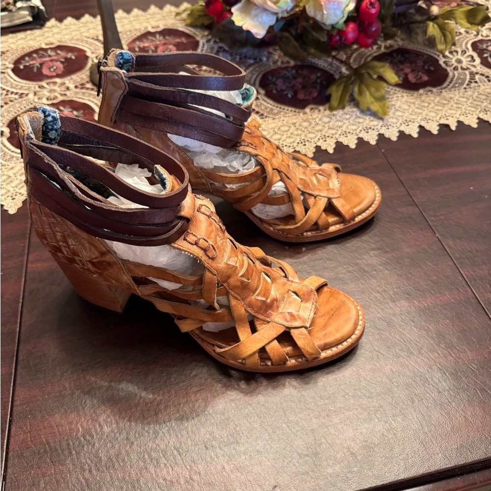 Freebird by Steven Tan Heels with Intricate Cut-Out Design